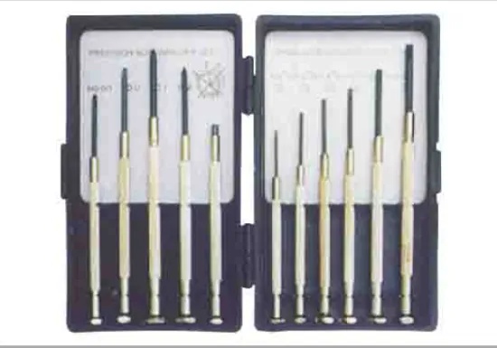 11PCS Precision Screwdriver in Plasitc Box Hardware