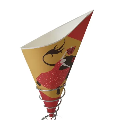 French Fries Cone with Sauce Container