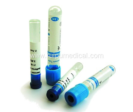 3.2%-3.8% Sodium Citrate Blue Tube