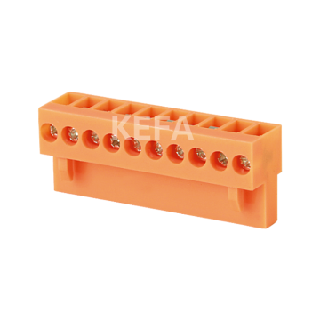 Nice Price 7-8MM KEFA HT396K - 3.96mm Pitch 2-Pin Terminal Block with 300V 8A Capacity - Orange Plug