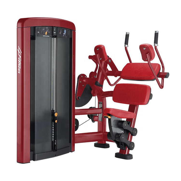 Máquina de exercícios de crise abdominal da academia de fitness