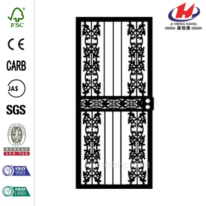 415 Series Black Idaho Security Door