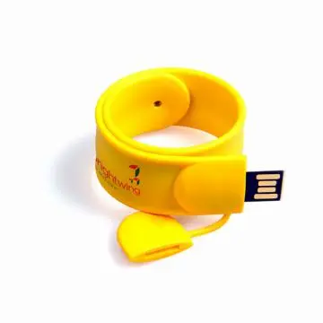 New silicon slap bracelet usb memory