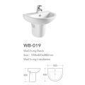 ceramic wall hung basin sink vanity unit