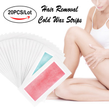 10Pcs Professional Hair Removal Double Sided Cold Wax Strips Paper For Leg Body Face Summer Hair Removal Tools Hot Sale New
