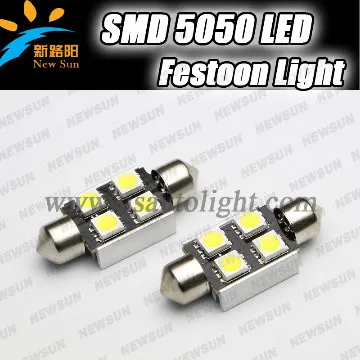 36mm CANBUS 5050 SMD C5W License Plate Dome Festoon Light Bulb Car