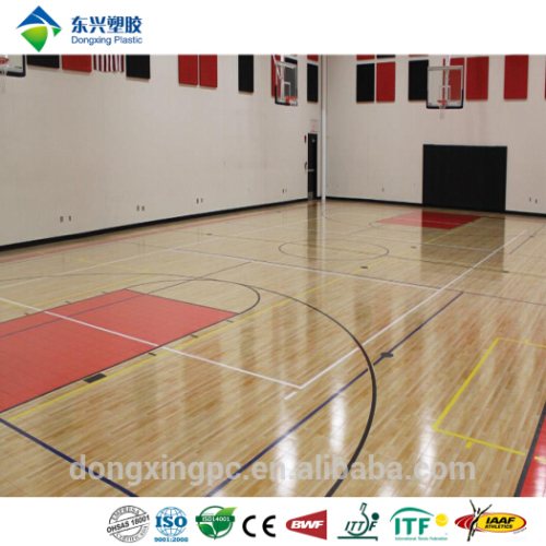 Indoor Pvc Removable Basketball Court Floor, High Quality Indoor Pvc