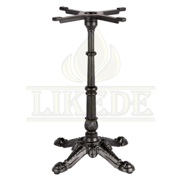 Adjustable Cast Iron Metal Black Removable Table Legs for Coffee Tables