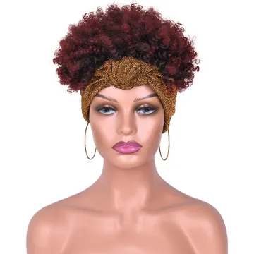 Cheap deep wave braided body water colorful famale toupee with attached kinky synthetic curly wigs for black ombre headband wig