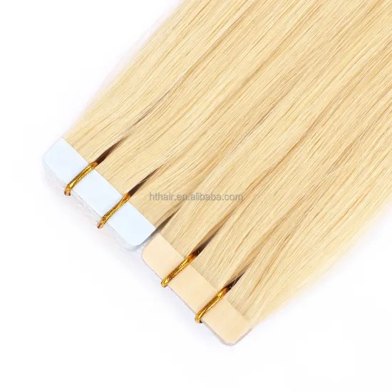 2024 Wholesale 100% Cuticle Aligned Virgin Human Russian Tape-in Hair Extensions