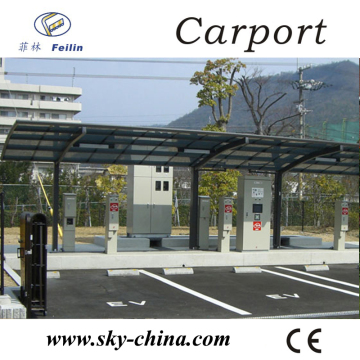 Polycarbonate and aluminum carport Aluminium chequer sheet