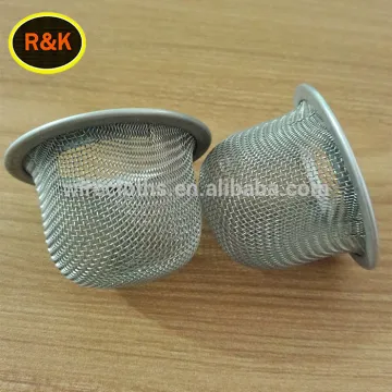 Dome shape stainless steel mesh tobacco crystal smoking pipe filter screen