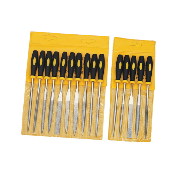 Emery Needle File Sets: 3x140mm, 4x160mm, 5x180mm Diamond Grinding Polishing Tools - 5pcs/10pcs Kit Package