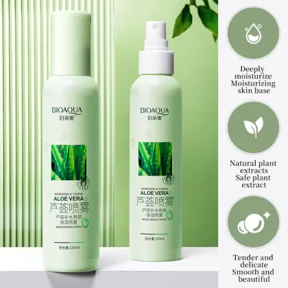 BIOAQUA aloe Plant extract Moisturizing Portable spray 150ml
