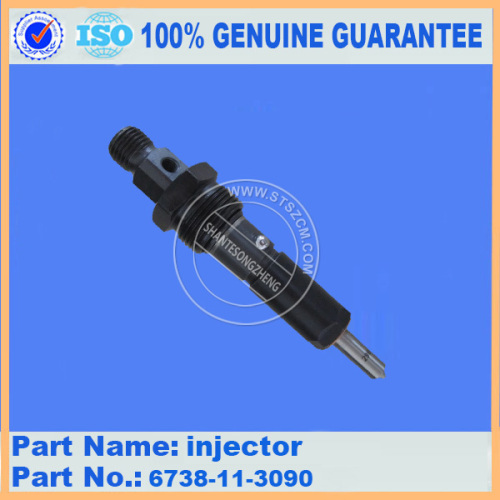 Komatsu escavadeira peças de reposição komatsu PC200-7 injector 6738-11-3090