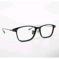 Womens Black Rectangle Glasses Frames Mens