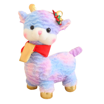 Creative Reindeer Plush Toys: Custom Moose & Elk Christmas Dolls for Children