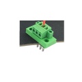 3pin contact through wall soldering points terminal block