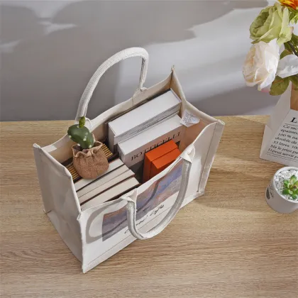 Van Gogh Canvas Fabric Tote Bags: Foldable and Reusable Shopping Bags