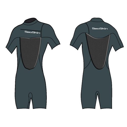 Seaskin 3mm Jako Chest Zip Short Sleeve Wetsuit