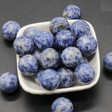 16MM Blue Spot Jasper Chakra Balls for Meditation Home Decoration