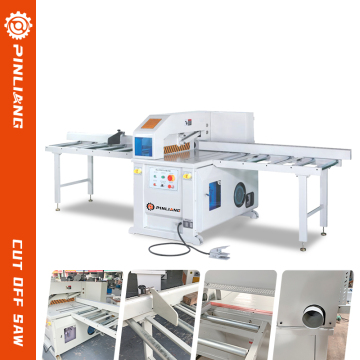 Pinliang MJ276B Pneumatic Wood Cross Cut Off Saw with Laser Guide - 25 Inch Width