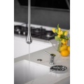 Basin faucet cold and hot chrome basin mixer