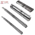 Mikrosan MCV 67/22 67-22 PVC extruder screw at bariles