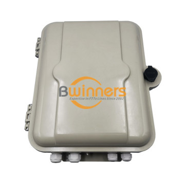 1x16 PLC Splitter FTTH Outdoor Wall Mount SMC Caja óptica