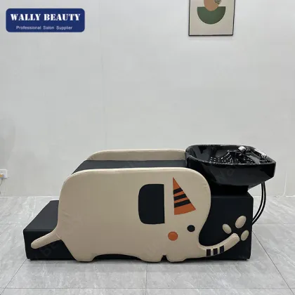 Kid Salon Chair Shampoo Station Lay Down Washing Bed Shampoo Chair