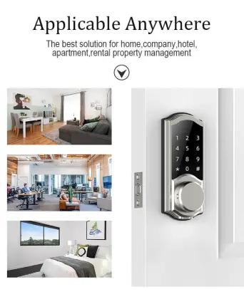 Wireless Smart Fingerprint Digital Password Door Lock
