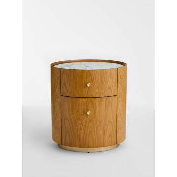 hölzerne kleine Nachtschränke mit Schubladen für Schlafzimmer