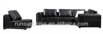 2013 single orange leather sofa