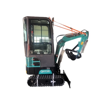 China Factory 1.2 Ton Mini Excavator with Closed Cab for Sale