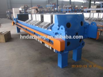 Cast iron frame and plate filter press