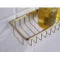 Polished Gold Wall Mounted Shower Organizer