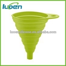 OEM food grade silicone collapsible funnel