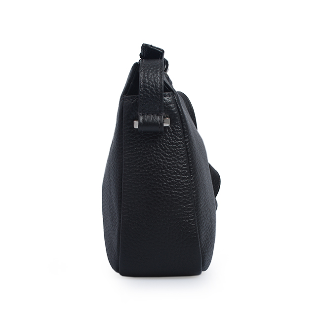 genuine leather crossbody black messenger bags woman clutch messenger satchel bag