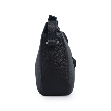 Sacs à bandoulière en cuir Mini Fashion Lady Black Zipper