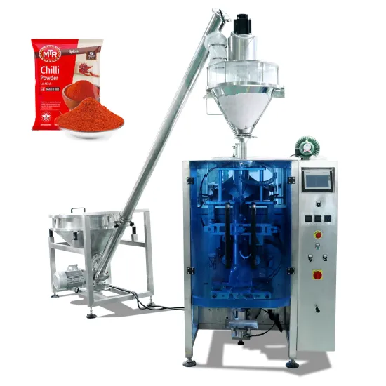 Pouch Filling Packing Machine for Coffee, Flour, and Spices in Various Weights