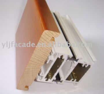 aluminum profile (aluminium wood/ alu wood/ aluminum wood)