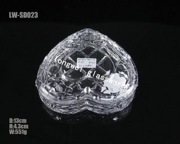 Shaped Glass Candle Holder