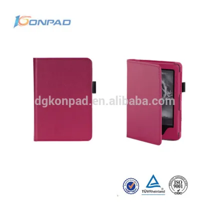 High quality PU leather protective case for 6'' Kindle book reader
