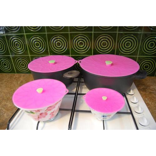 FDA Approved 4 Pack Silicone Food Sealing Cover