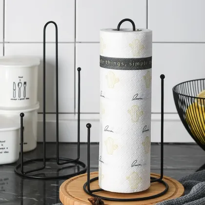 Home kitchen clingfilm tissue storage rack