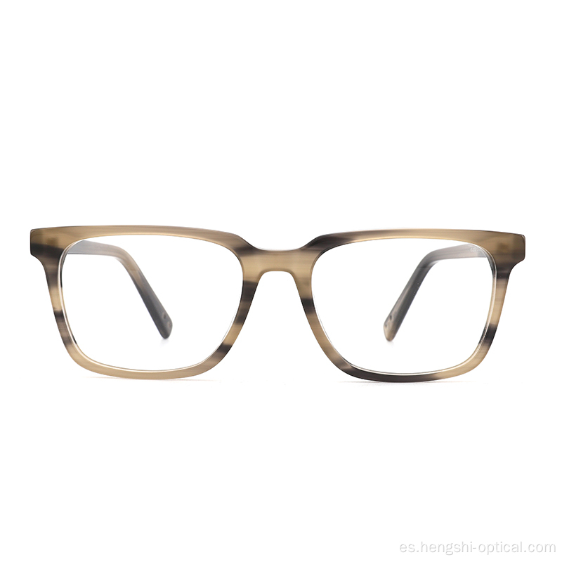 Square Full Rim Vintage Fancy Etlish Unisex Acetate Spectacle Frames Feies