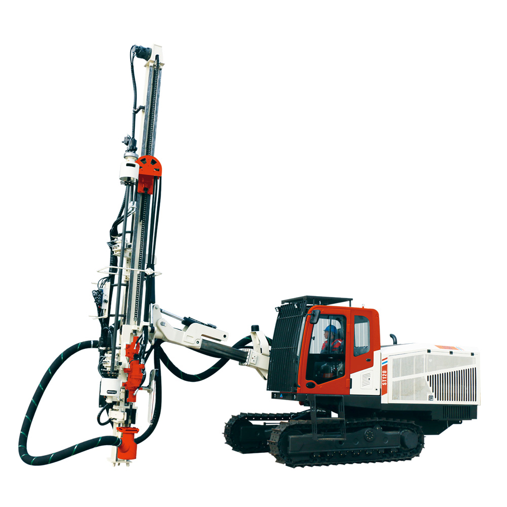 Crawler top-hammer drilling rigs