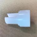 Wholesales cnc plastic machining with anodized white parts