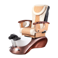 Electric massage chair with foot massager