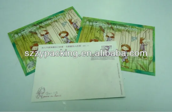 1 piece feeling express postal card